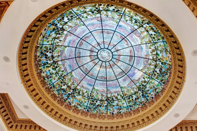 The Dome Bar - Stained Glass Ceiling