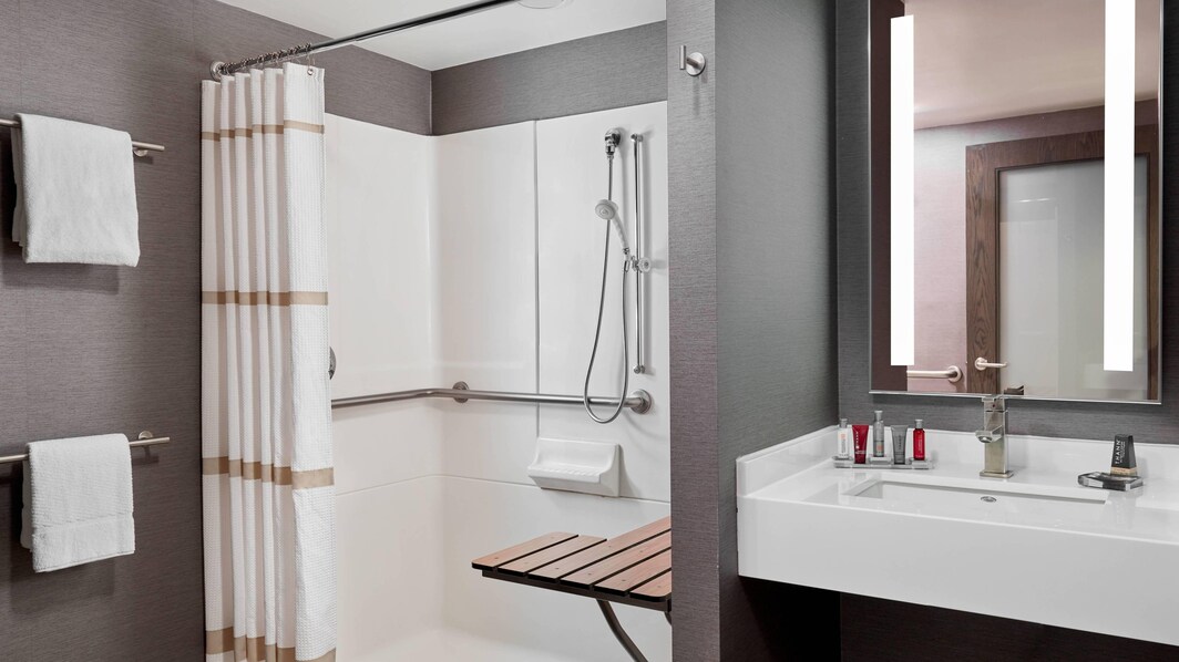 Accessible Bathroom - Roll-in Shower