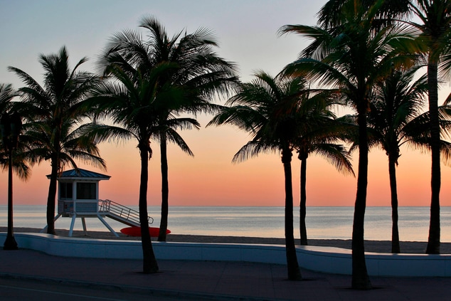 Fort Lauderdale Beach at Sunrise