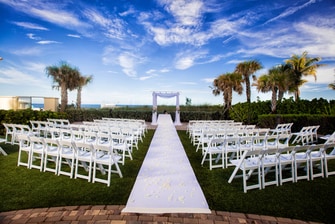 Outdoor Terrace - Wedding Ceremony
