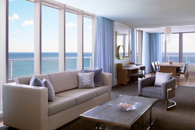 The Ritz-Carlton Suite - Living & Dining Room