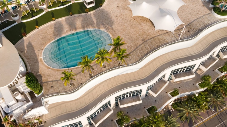 Pool Deck - Aerial View