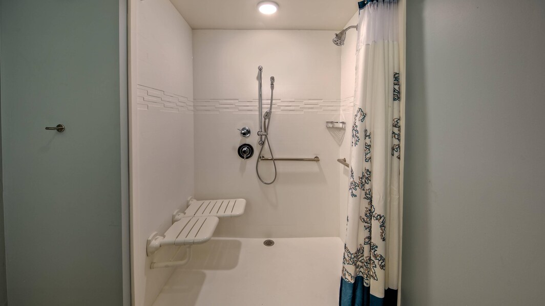 Accessible Guest Bathroom - Roll-in Shower