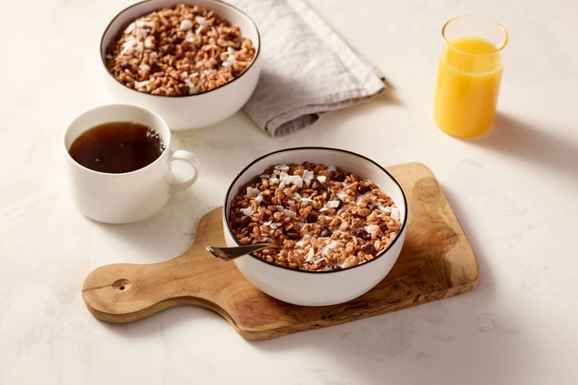 Cocoa Krispies with Chocolate Chips & coconut Flak