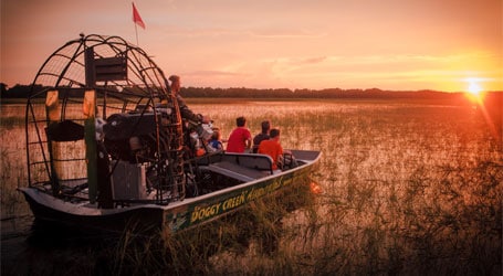 Boggy Creek Airboat Rides near Gaylord Palms