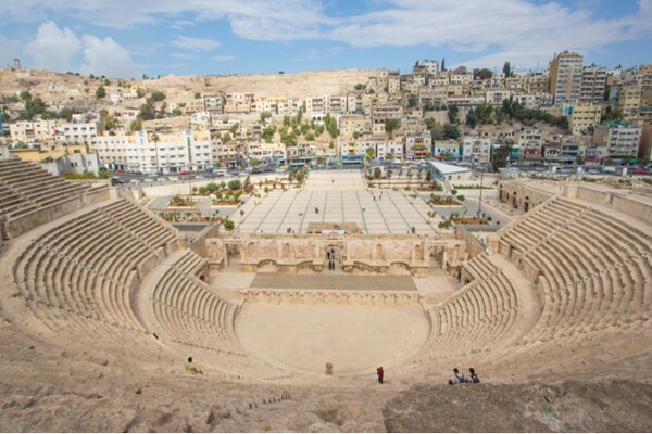 2nd century Roman Theatre with Amman in background