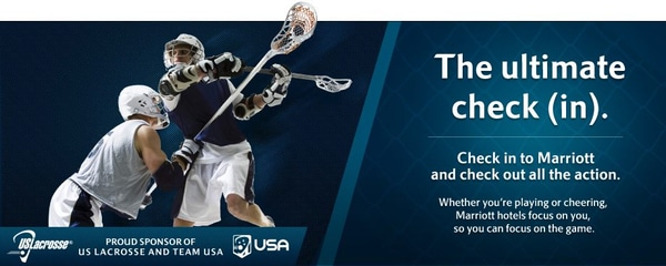 Marriott Hotels is a Proud Sponsor of the USA Lacrosse Team