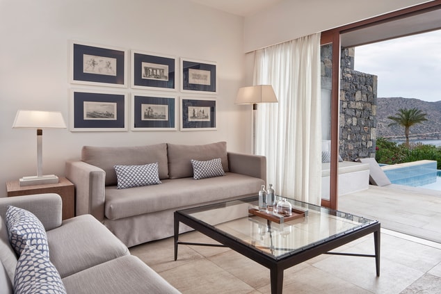 Mediterranean Maisonette Suite - Living Area