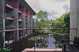 Deluxe Zimmer mit Blick auf die Lagune – Balkon