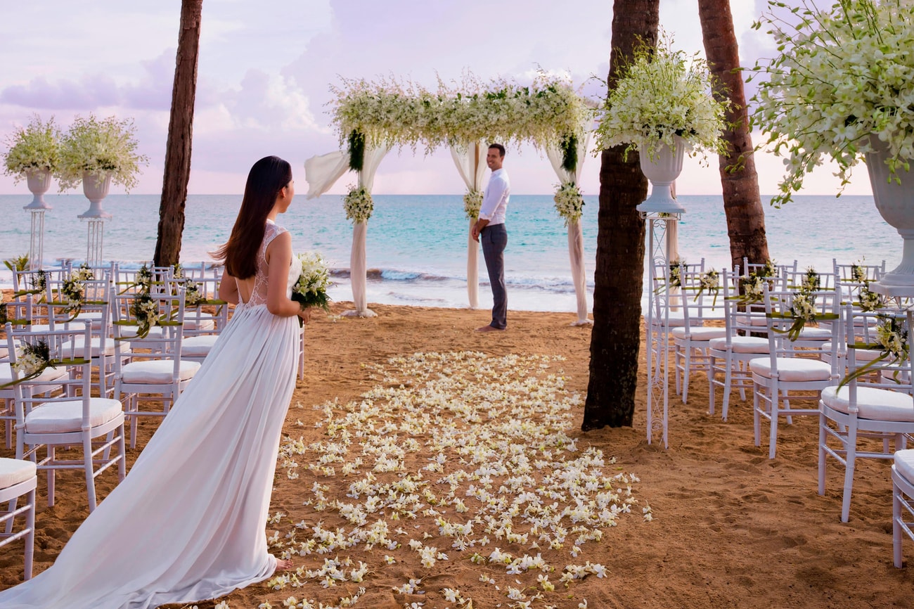 Cérémonie de mariage sur la plage