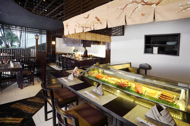 Ariake Sushi Bar Display