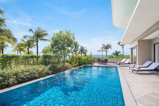 Two-Bedroom Ocean Front Pool Villa - Patio