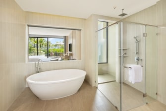 Two-Bedroom Ocean Front Pool Villa Bathroom