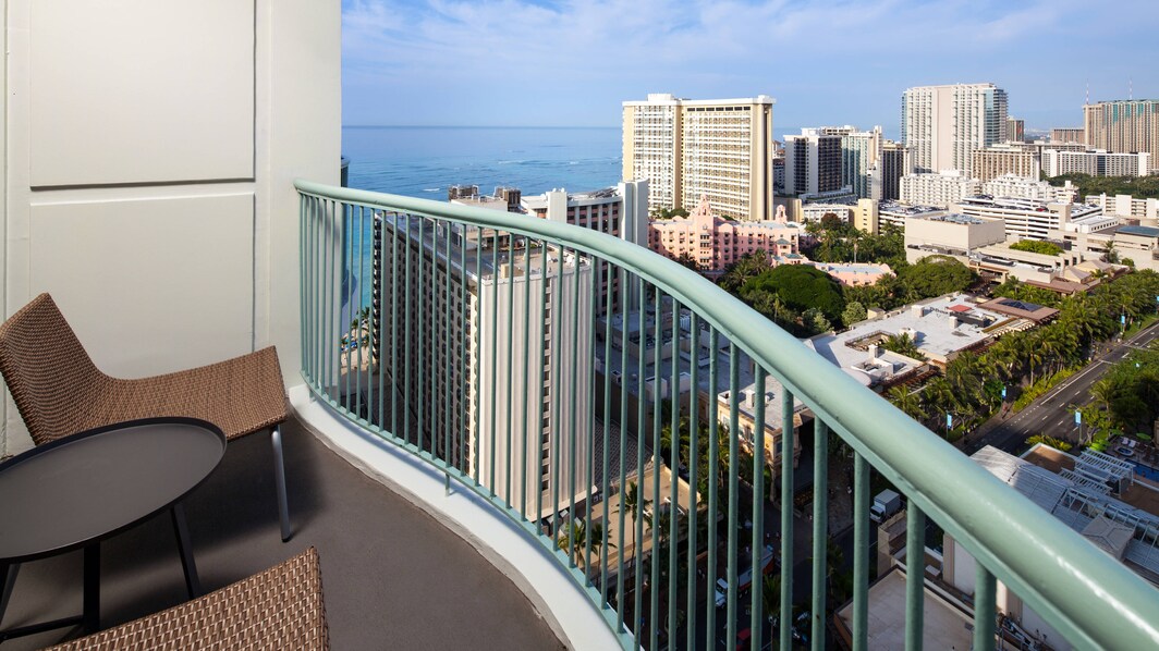 Номер TowerSkyline с частичным видом на океан - Вид с балкона
