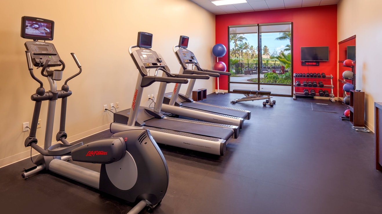 Laie hotel with fitness center