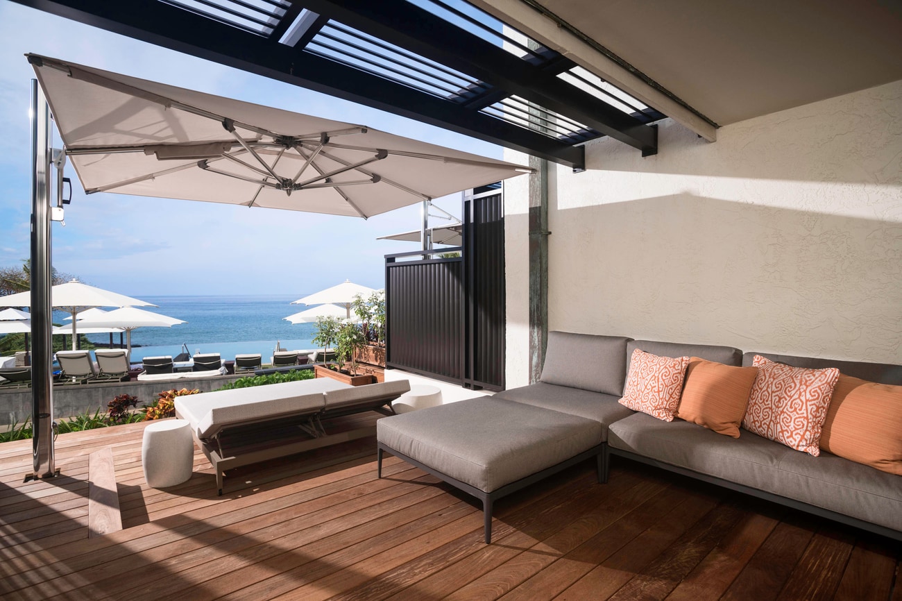 Chambre Premium avec terrasse solarium sur l’océan - Terrasse