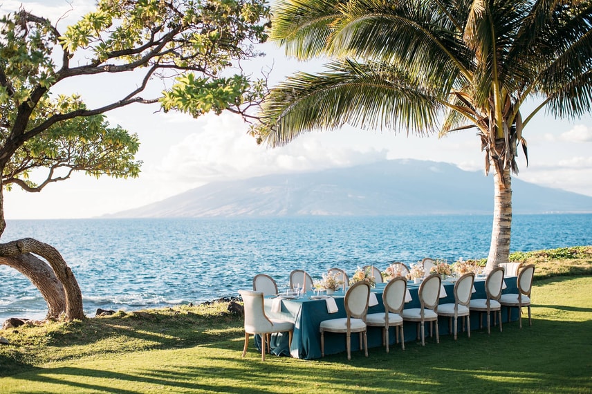 Ocean Front Lawn - Wedding Reception