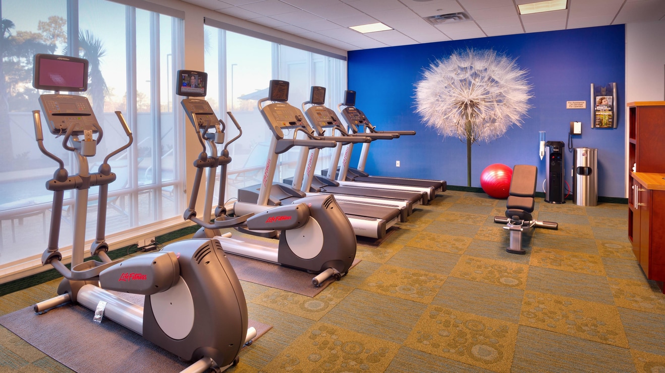 SpringHill Suites Houston North Fitness Room