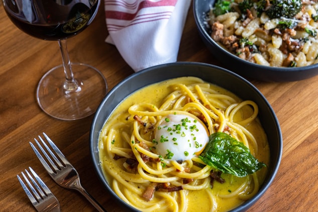 Sorriso Modern Italian Kitchen - Spaghetti Carbonara