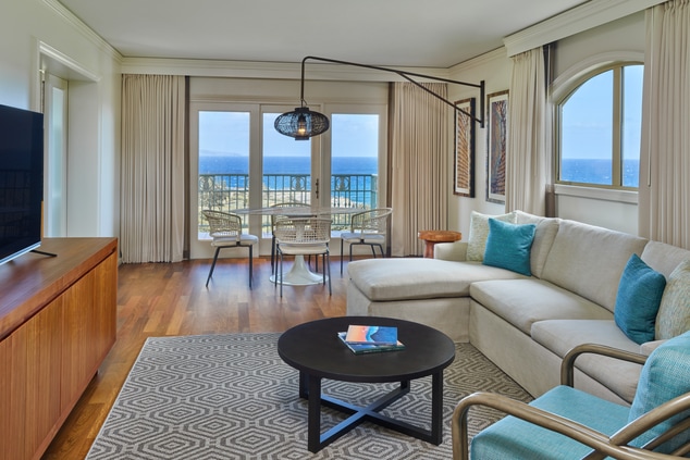 Ocean Front Suite Living Area