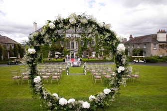Manor House Tiered Lawn Wedding