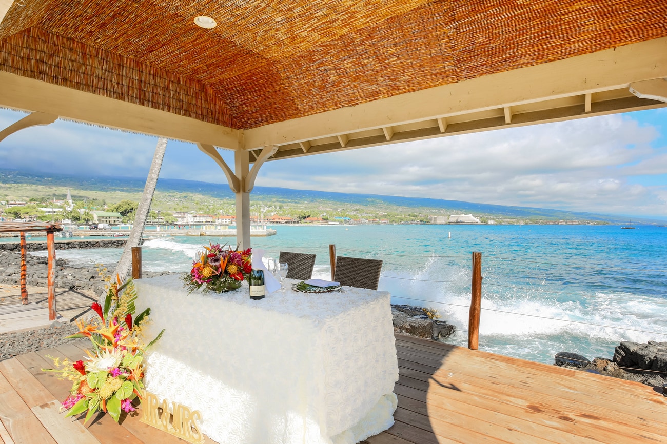 Sweetheart Table With Ocean Views