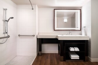 Accessible Guest Room - Roll In Shower