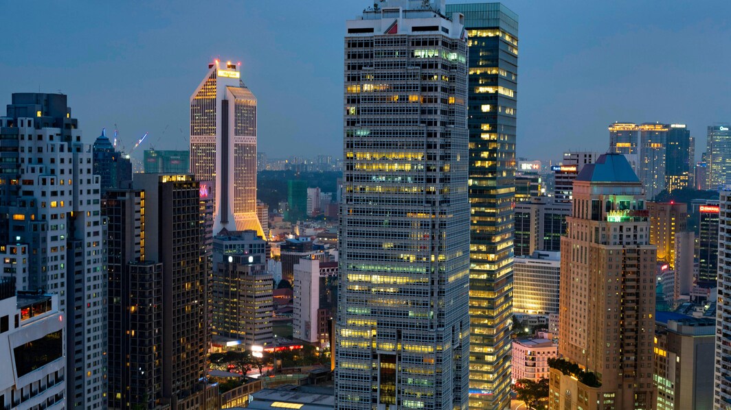 Zimmer mit Blick auf Kuala Lumpur