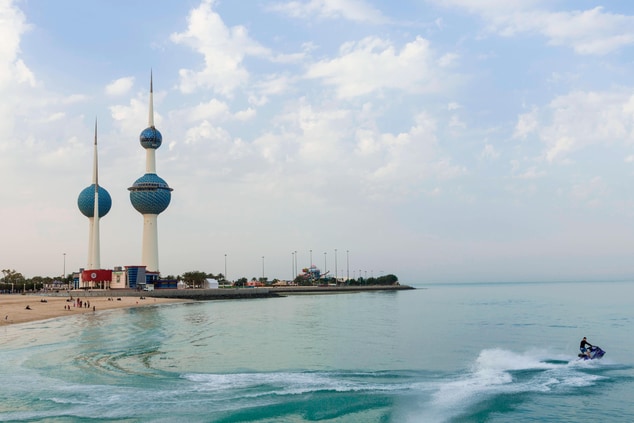 Water Sports near the Kuwait Towers