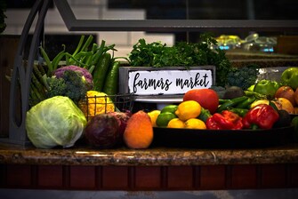Servicio de banquetes - Frutas y verduras frescas