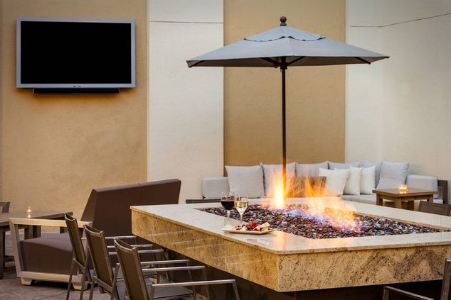 Courtyard with Fire Pit