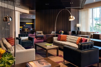 Club Lounge del Residence Inn by Marriott Los Angeles L.A. LIVE