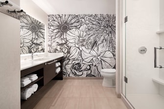 Two-Bedroom Suite Bathroom - Walk-In Shower