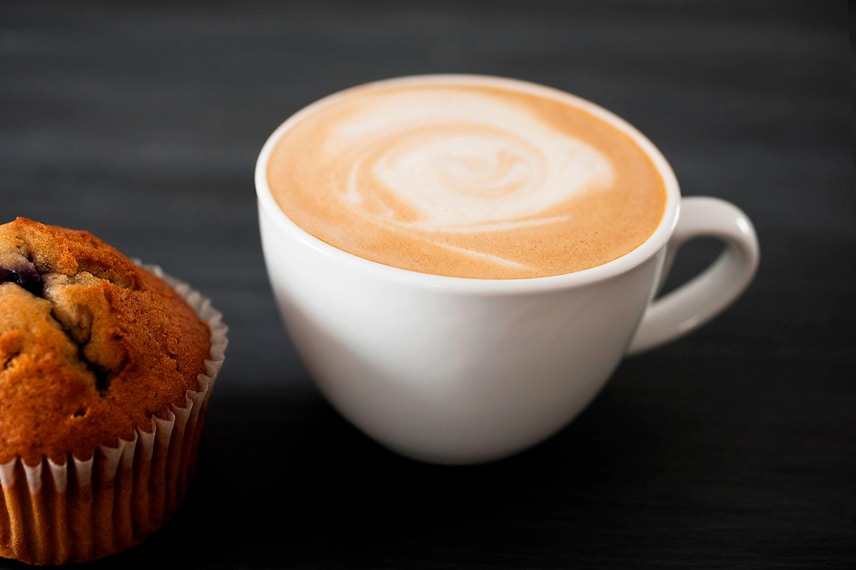 Latte and Muffin
