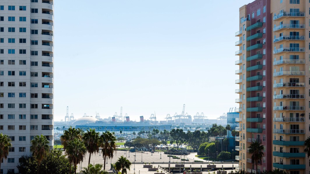 Hotel em Long Beach próximo do porto