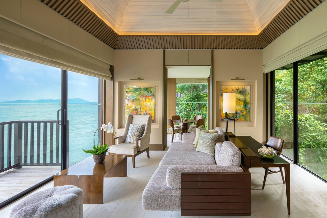 Ocean Front Villa - Living Area