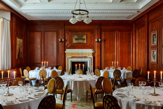 King George V Room - Private Dining Setup