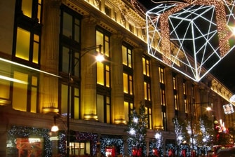 Holiday Lights on Oxford Street