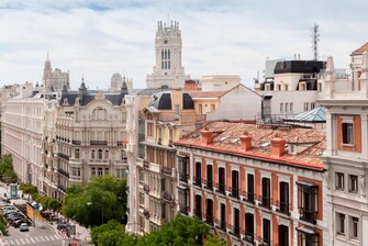 Vues du boutique hôtel de Madrid