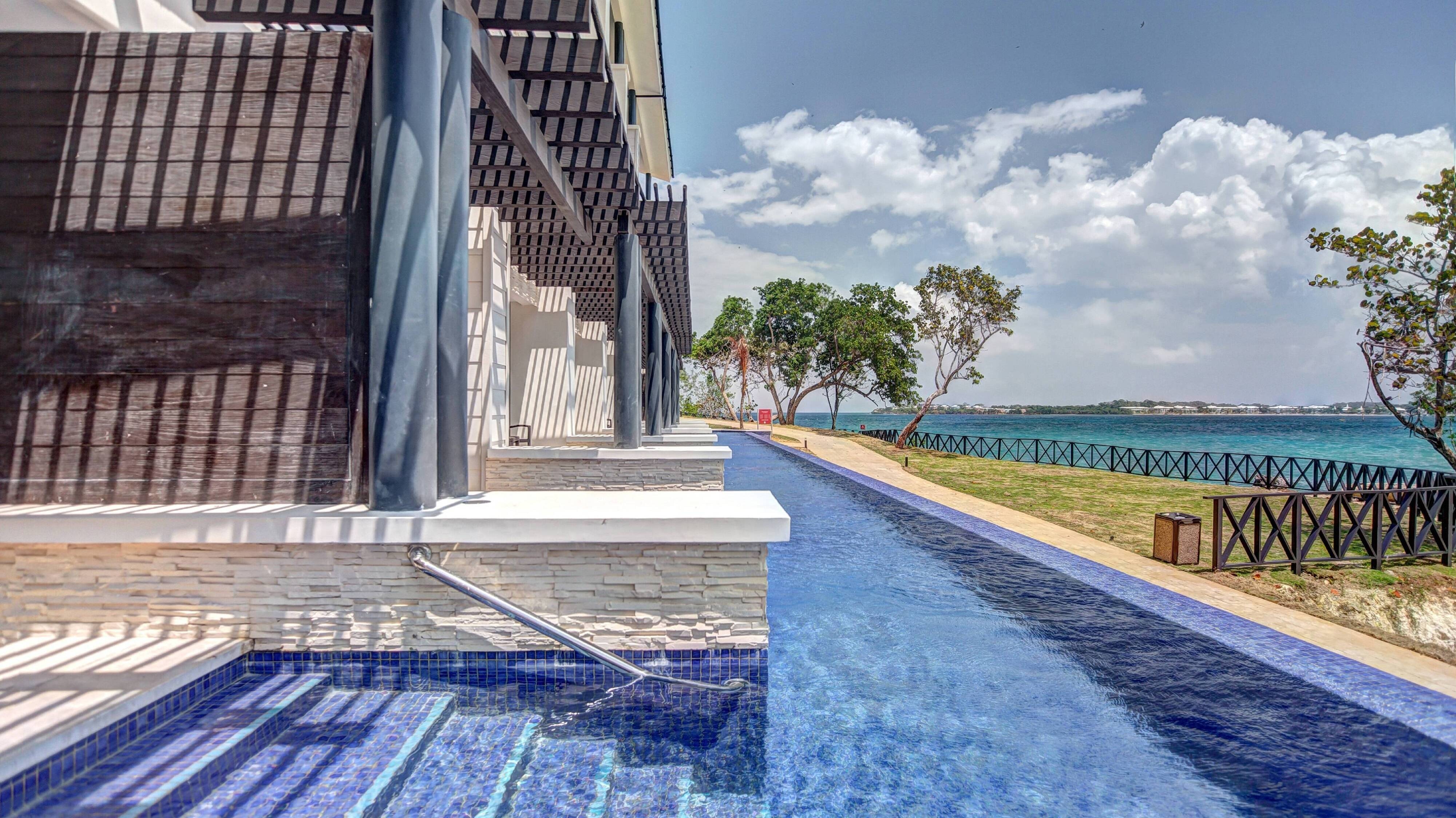 Where Your Private Terrace Meets the Pool