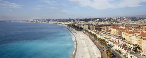 Vue sur Nice et la Baie des anges