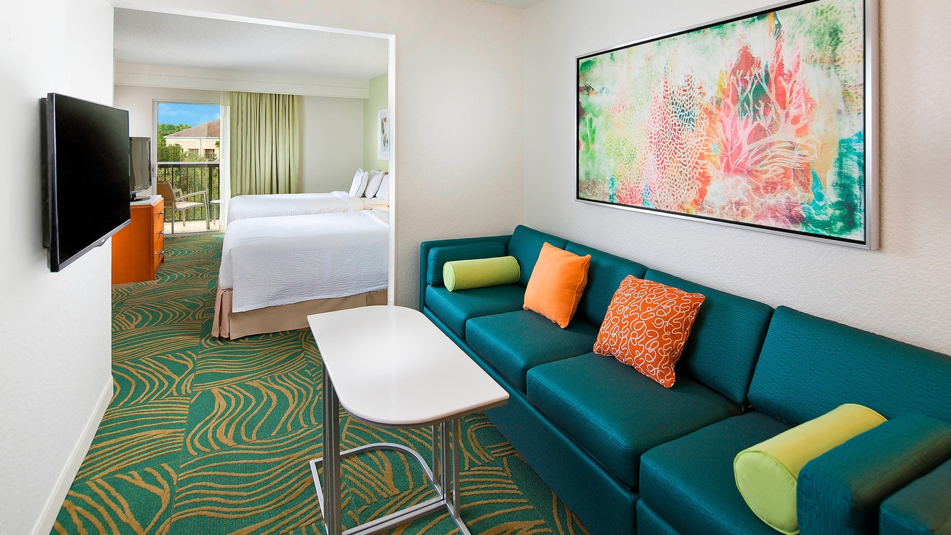 SpringHill Suites Orlando Lake Buena Vista in the Marriott Village suite