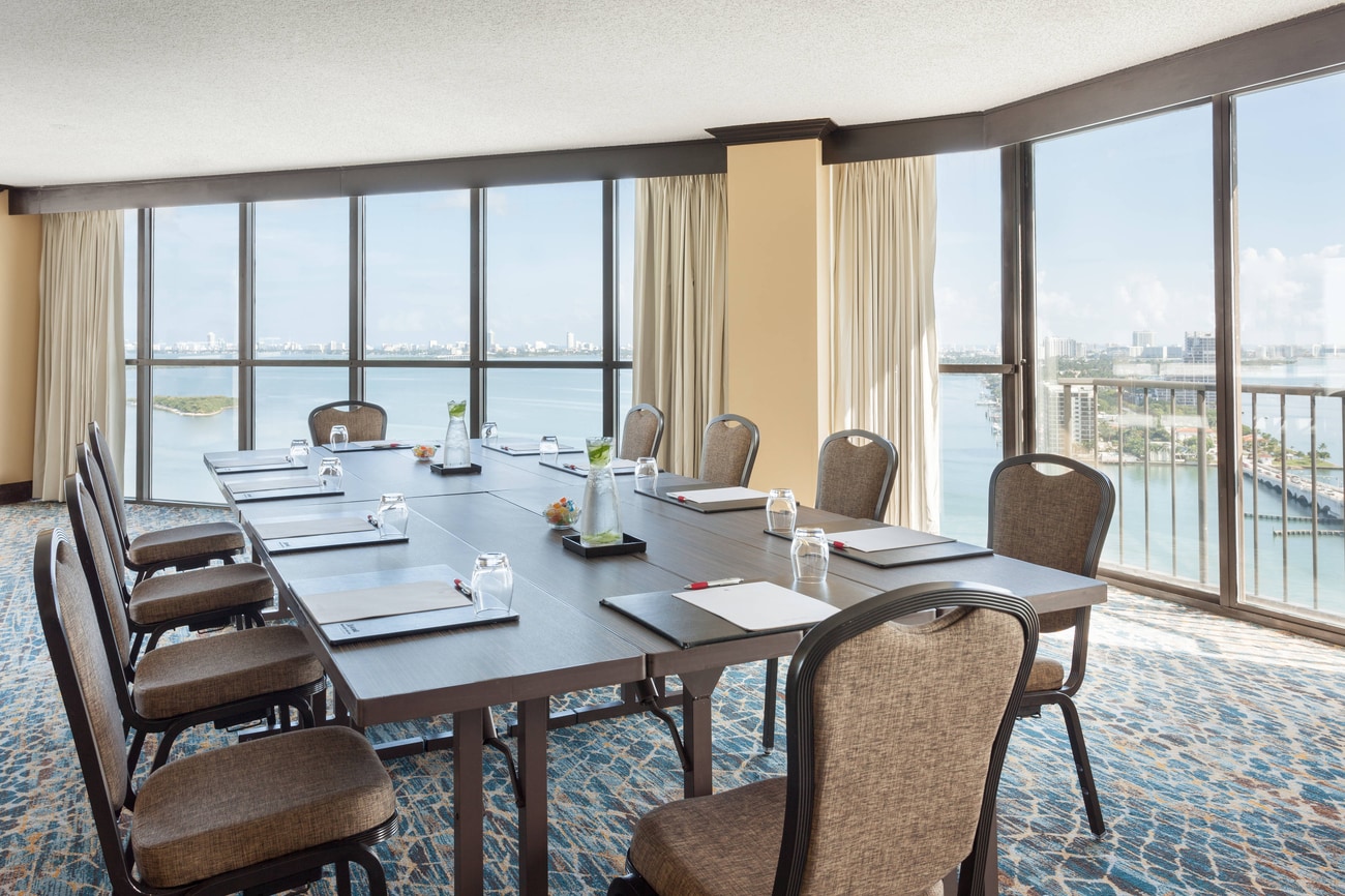 Brickell Meeting Room - Conference Setup