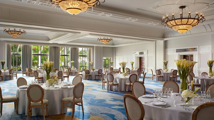 Salón The Ritz-Carlton - Disposición para evento social