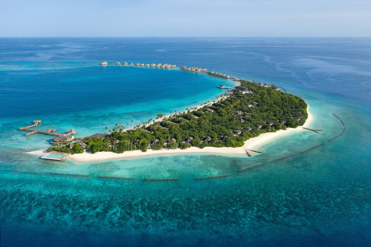 JW Marriott Maldives Resort & Spa - вид сверху