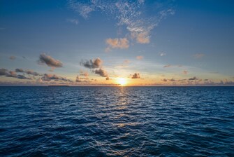 Puesta de sol en las Maldivas