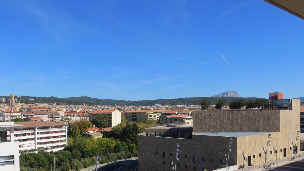 Vista do centro da cidade de Aix en Provence
