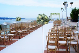 Панорама на крыше – свадебная церемония