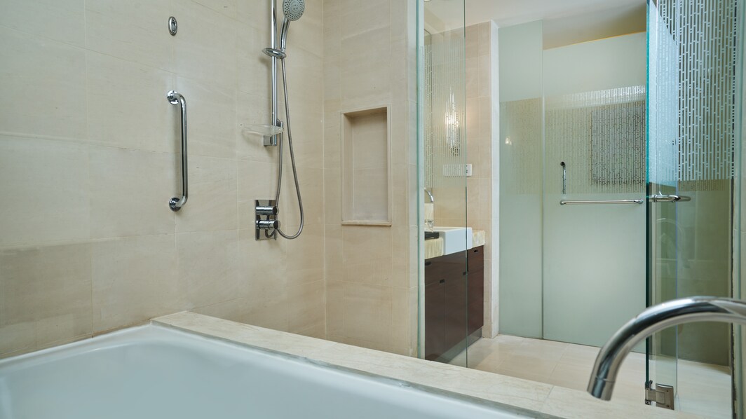 Banheiro do quarto Twin - Banheira/chuveiro
