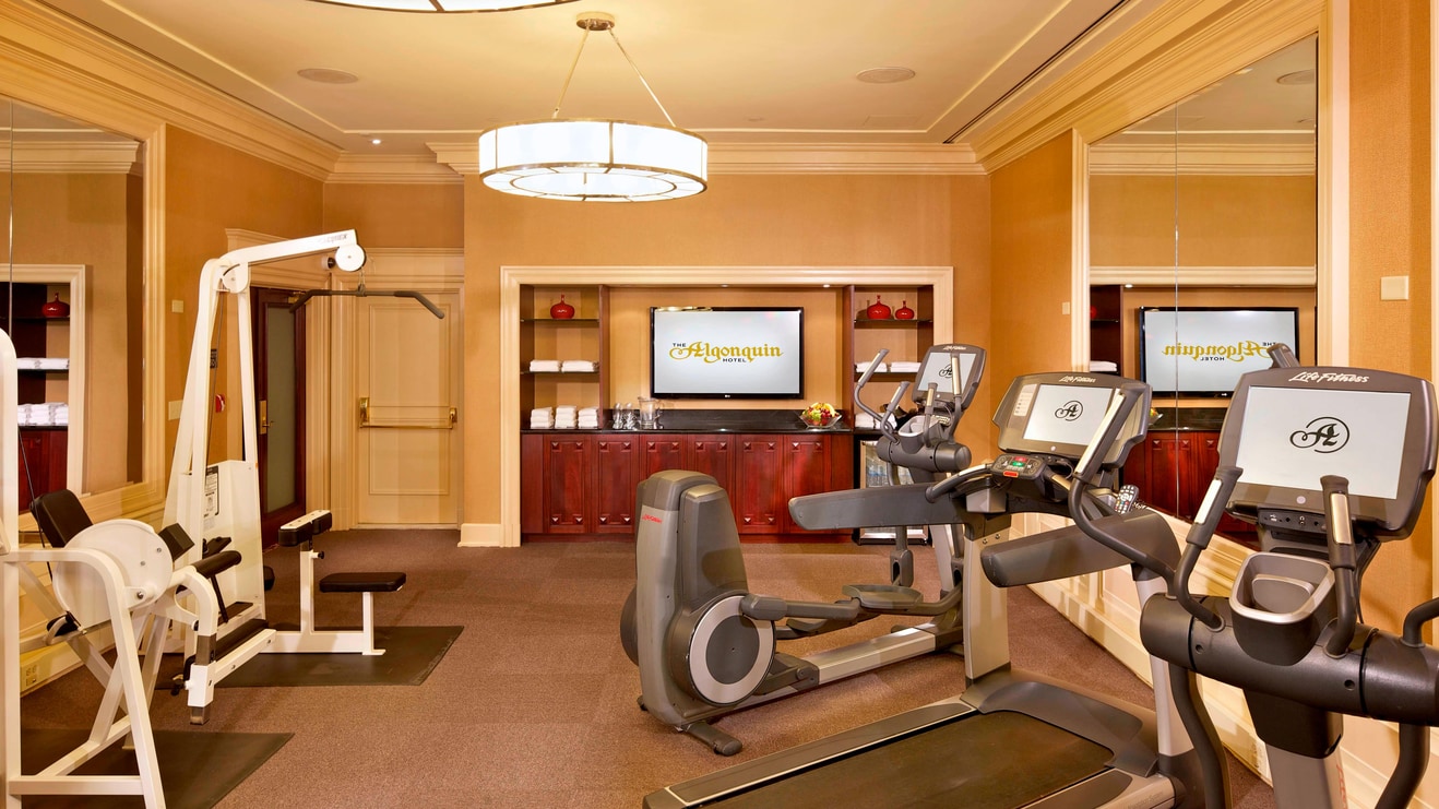 Times Square hotel fitness center